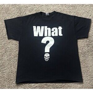 Vintage Y2K Stone Cold Steve Austin What? T-Shirt WWF XL WWE Wrestling